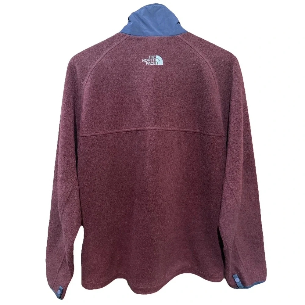 The North Face Jacket Mens Medium Red Fleece Polartec Full Zip Work Ski Gorpcore